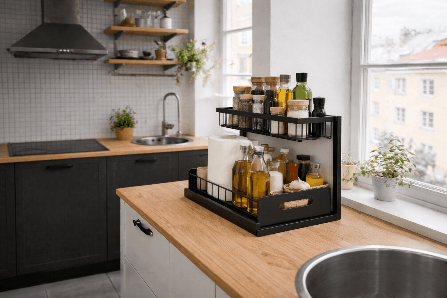 Smartsink organisateur pour petite cuisine 